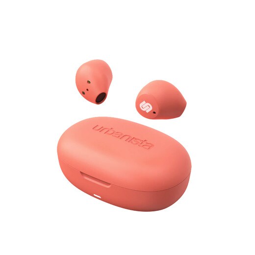 Urbanisa Lisbon Wireless Earbuds - Coral Peach